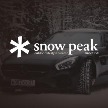 Snow Peak雪峰車貼戶外防水個性雕刻鏤空汽車前后擋風玻璃貼紙
