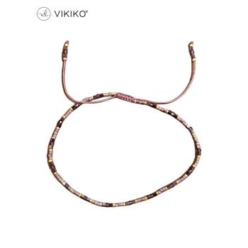 VIKIKO天然紫水晶元素2mm小腳鏈