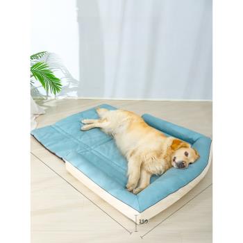 狗窩大型犬狗墊四季通用夏天狗床寵物沙發可拆洗夏季狗墊子睡覺用