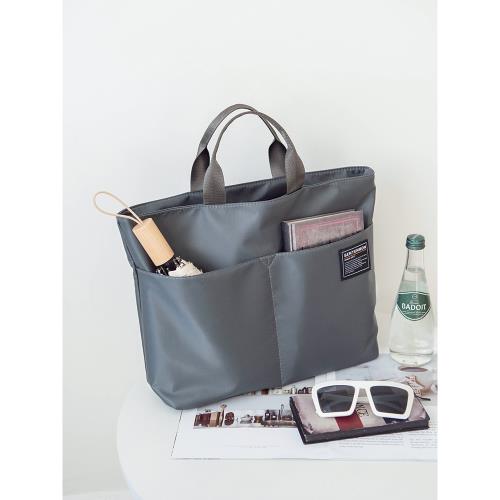 2022原創新款手提包女韓版簡約防潑水尼龍布包休閑字母辦公手拎包