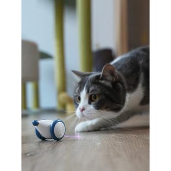 七布寵物貓咪解悶玩具電動老鼠貓玩具自己玩的自動逗貓棒智能寵物