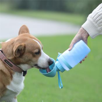 寵物狗狗外出水壺戶外遛狗飲水喝水器便攜水瓶隨行水杯貓咪喂水器