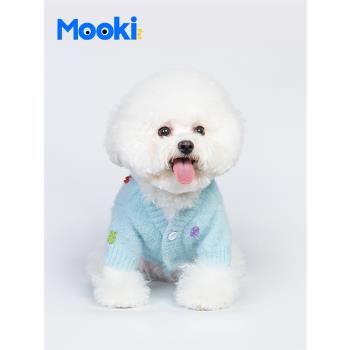 mookipet寵物狗狗貓咪冬季毛衣比熊小型犬過年衣服冬款加厚保暖