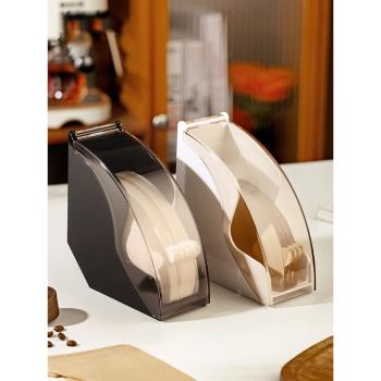 咖啡濾紙收納盒掛耳濾紙V60手沖咖啡濾紙架咖啡過濾器專用扇形紙