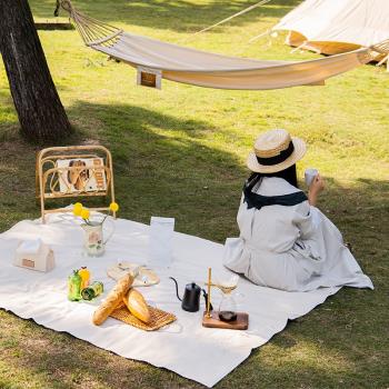 Naturehike挪客野餐墊便攜純棉野餐布戶外公園郊游露營野營草坪墊