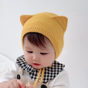 針織男女寶寶超萌冬天嬰兒帽子