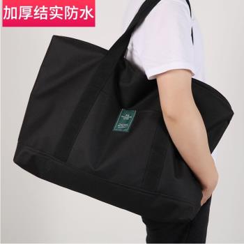 加厚購物袋環保便攜收納包大號手提袋子大容量防水布結實耐用時尚