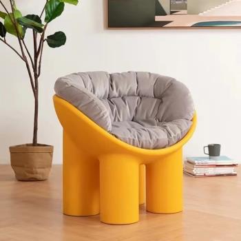 大象腿椅子北歐設計師ins網紅民宿單人沙發椅懶人創意戶外休閑椅