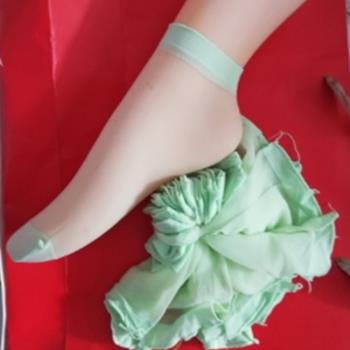 果綠色網紅款涼鞋仙女wazi絲襪