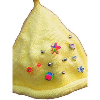 青島外貿首歐美出口庫存胸別針學生鑲鉆毛衣帽子上的小裝飾品1227