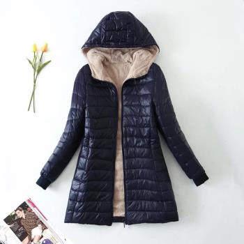 中長款顯瘦輕薄寬松百搭羽絨棉服