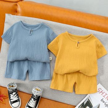 Baby Kids Girls Clothes Short Sets Summer Toddler Boy Cotton