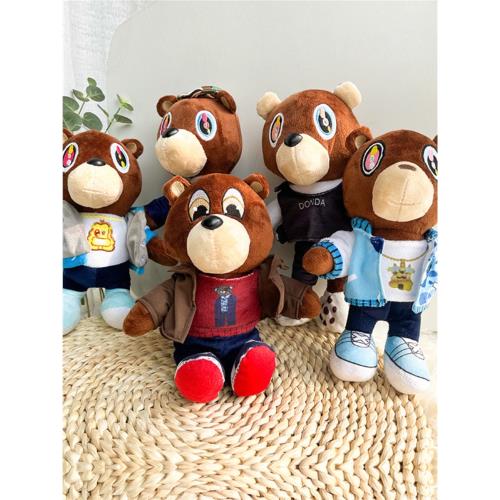 輟學熊侃爺同款泰迪熊Kanye teddy bear毛絨玩具公仔玩偶生日禮物