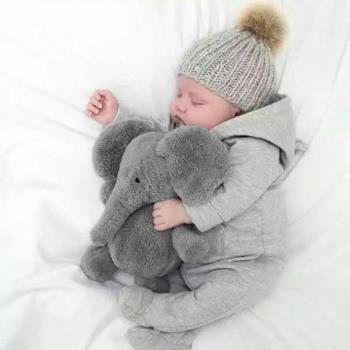 小象公仔抱枕毛絨玩具安撫嬰兒睡眠陪睡布娃娃兒童玩偶生日禮物女
