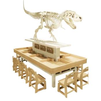新款兒童考古挖寶恐龍益智玩具幼教游戲沙盤桌室內烤漆游樂設備