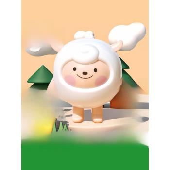 dongdong羊玩具東東羊可錄音按壓發聲公仔掛件玩偶語音包暖心小羊