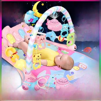 腳踏鋼琴新生嬰兒健身架器寶寶男女孩音樂益智玩具0-1歲3-6個月12
