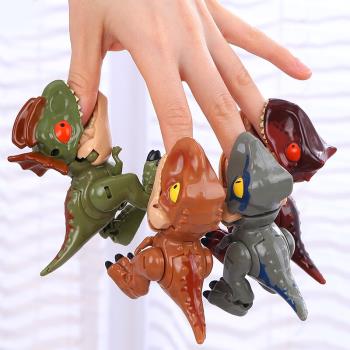 兒童恐龍玩具套裝仿真動物霸王龍變形蛋塑膠模型小恐龍世界男孩