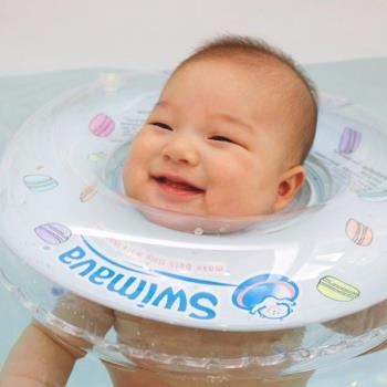 英國swimava嬰兒游泳圈脖圈新生幼兒童小孩脖子圈寶寶頸圈0月水泡