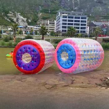 凱迪加厚充氣透明水上滾筒球步行球戶外景點草地雪場娛樂設備PVC