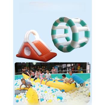 兒童游樂設備加厚充氣蹦床蹺蹺板室內淘氣堡百萬海洋球池玩具