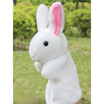 促銷開學禮物小白兔子動物手偶寶寶講故事手套公仔玩具可愛玩偶