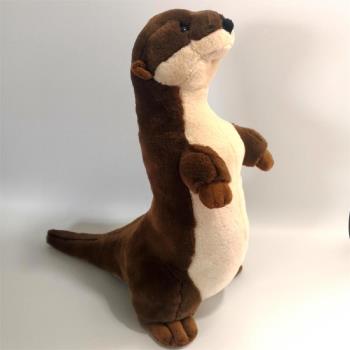 模擬動物極地海洋公園小海瀨水獺公仔毛絨玩具早教學按撫用品禮物
