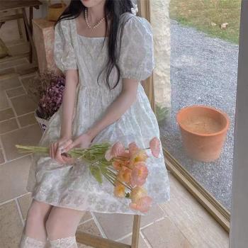 【現貨】法式初戀超仙小個子連衣裙女甜美娃娃裙在逃公主仙女裙子