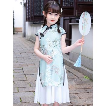 小孩子夏季兒童唐裝中國風旗袍