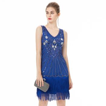 新款1920復古裙 了不起的蓋茲比衣服 Gatsby Party Flapper Dress