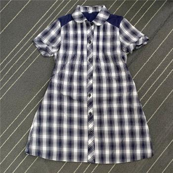 夏天文藝中小童短袖3-8歲連衣裙