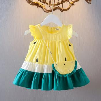 童裝女寶寶夏季洋氣裙子