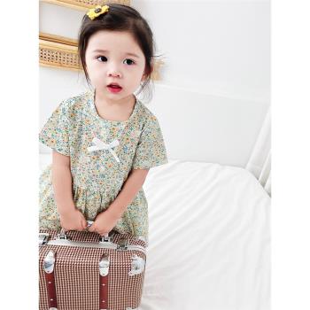 童裝夏季韓版女寶寶周歲連衣裙