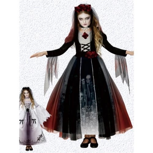 萬圣節女童原創cosplay鬼新娘暗黑化蘿莉洛麗塔連衣裙現貨表演服