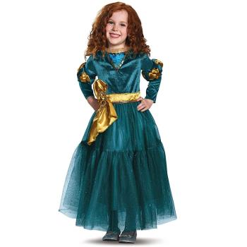 萬圣節兒童勇敢傳說梅莉達裝扮派對服飾動漫舞臺表演出服裝飾