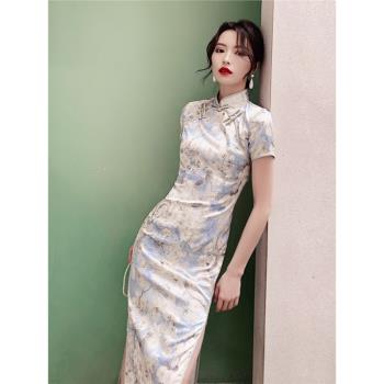 氣質復古中國風改良版年輕款旗袍