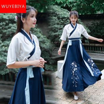 改良版少女學生中國風古裝漢服