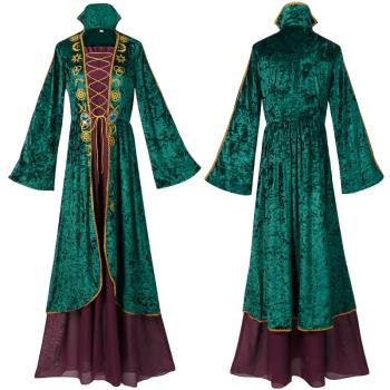 女巫也瘋狂cos衣服中世紀復古長款連衣裙弗雷德cosplay服裝萬圣節