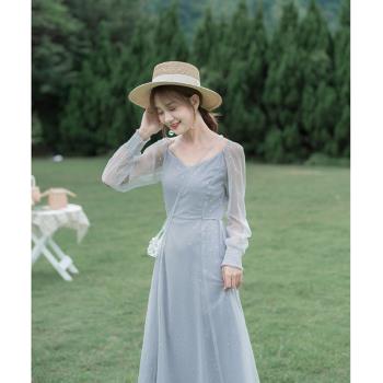 小心機網紗仙女裙禮服顯瘦亮片