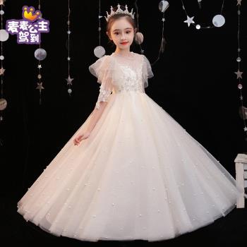 蓬蓬兒童公主裙洋氣鋼琴生日婚紗