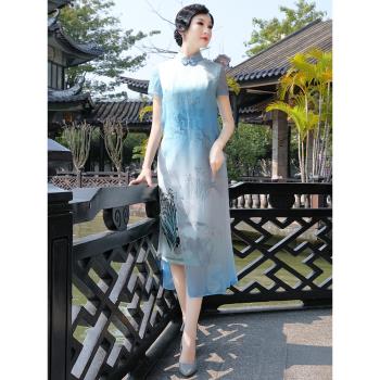 多麗琦新式中國風老上海復古旗袍
