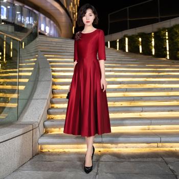 氣質參加喜婆婆媽媽裝婚宴晚禮服