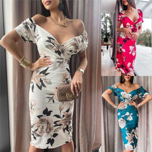 low v cut dress V-Neck Backless Long A-Line Prom Dress Girls Christmas Kid viewallrtwint26 Color:Denim Blue