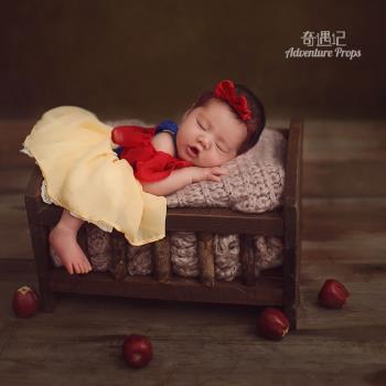 白雪公主歐美新生兒攝影道具裙子