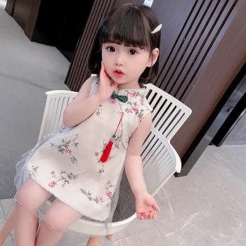 3歲女寶寶小童漢服旗袍公主夏裝