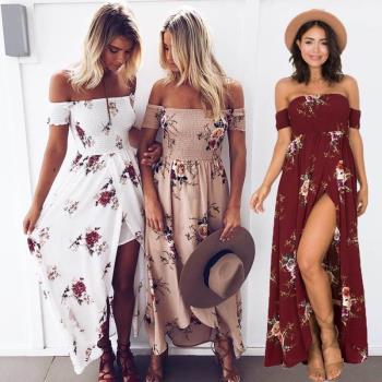 Summer Long Dress For Women Maxi Sexy Ladies Party Dresses