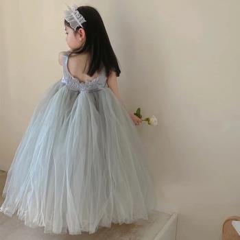 蓬蓬夏季禮服生日洋氣兒童公主裙