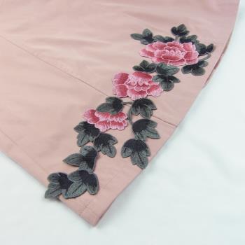 DIY手縫牡丹花朵刺繡衣服補丁貼布貼大號 電腦絲絨連衣裙裝飾貼花