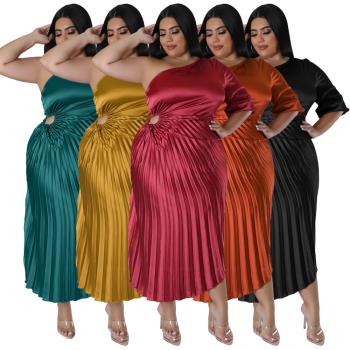 plus size fashion big dresses for women long loose dress 5xl