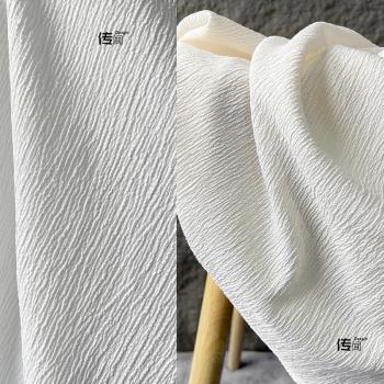 白色樹紋提花暗紋布料立體肌理 創意手工DIY服裝連衣裙設計師面料